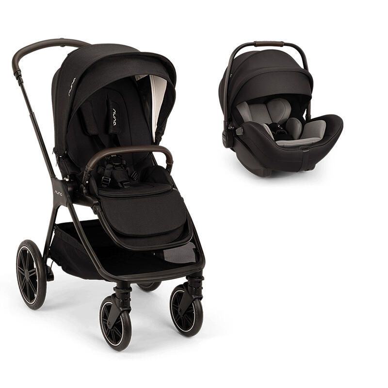 Poussette Duo Triv LX + Siège auto Arra Flex Caviar - nuna
