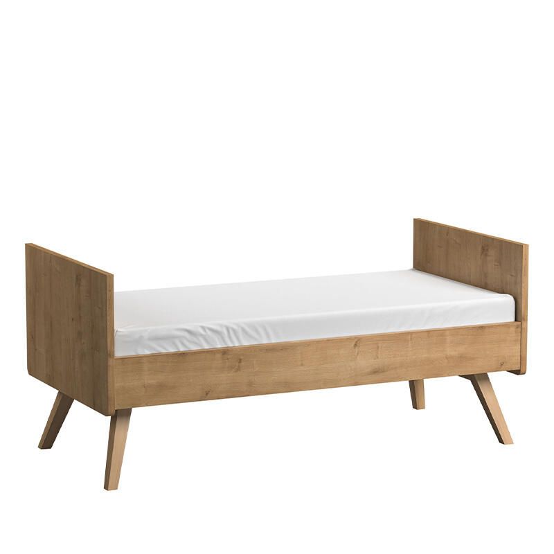 Lit bébé évolutif 70x140cm Vintage Chêne - vox