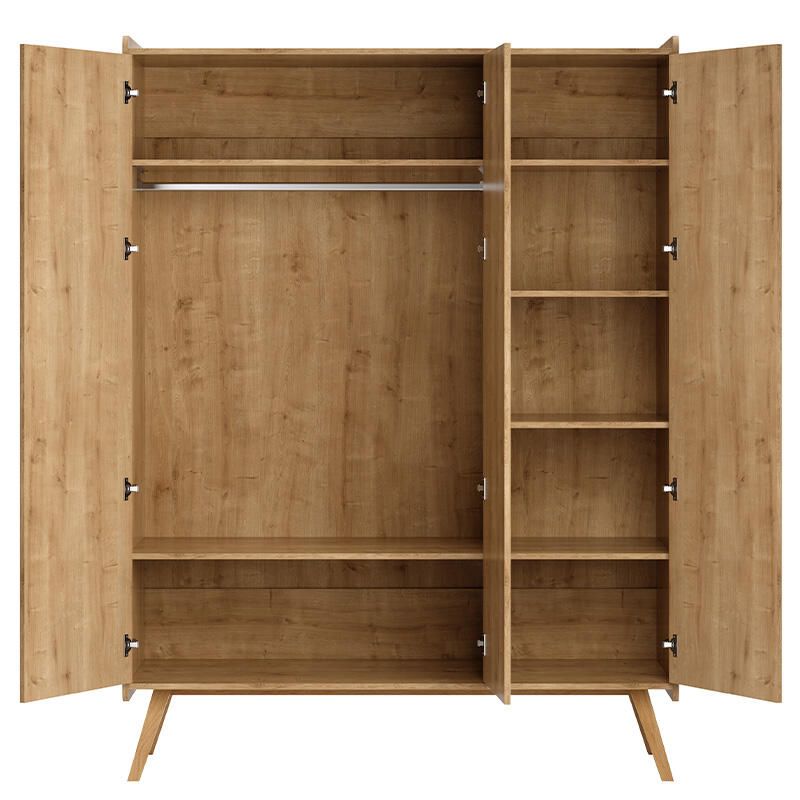 Armoire 3 portes Vintage Chêne - vox