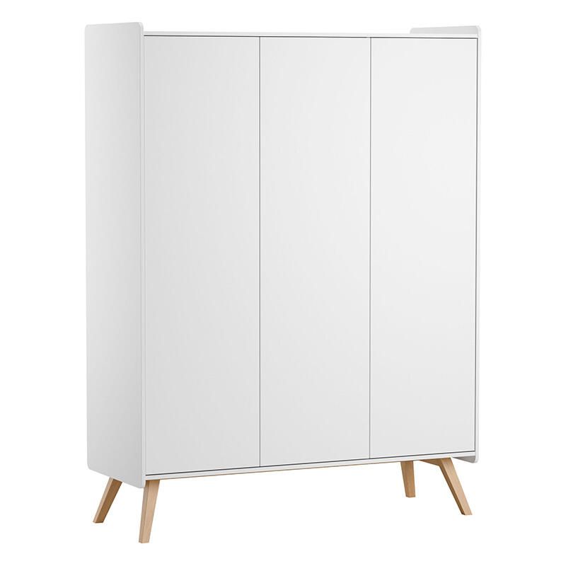 Armoire 3 portes Vintage Blanc - vox