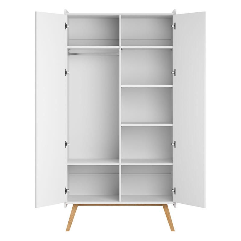 Armoire 2 portes Vintage Blanc - vox
