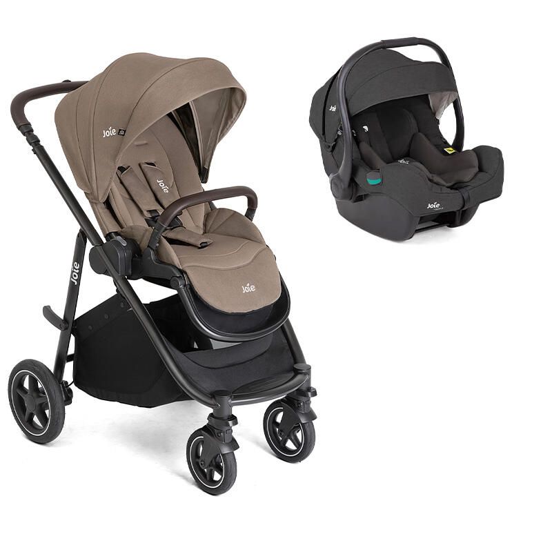 Poussette Duo Versatrax + Siège auto i-Gemm 3 Cashew - joie