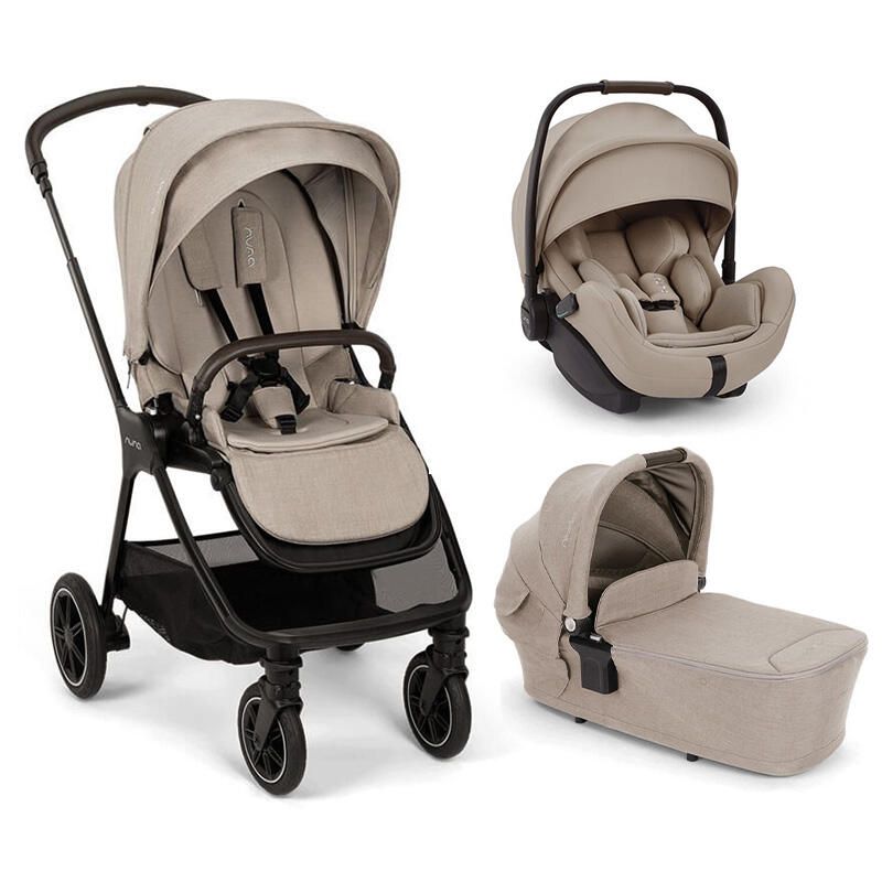 Poussette Trio Triv Next + Siège auto Arra Flex 2 + Nacelle Lytl Chateau - nuna