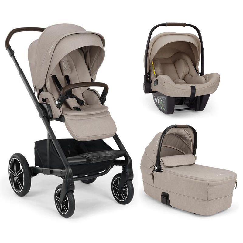 Poussette Trio Mixx Next + Siège auto Pipa Next + Nacelle Mixx Next Chateau - nuna