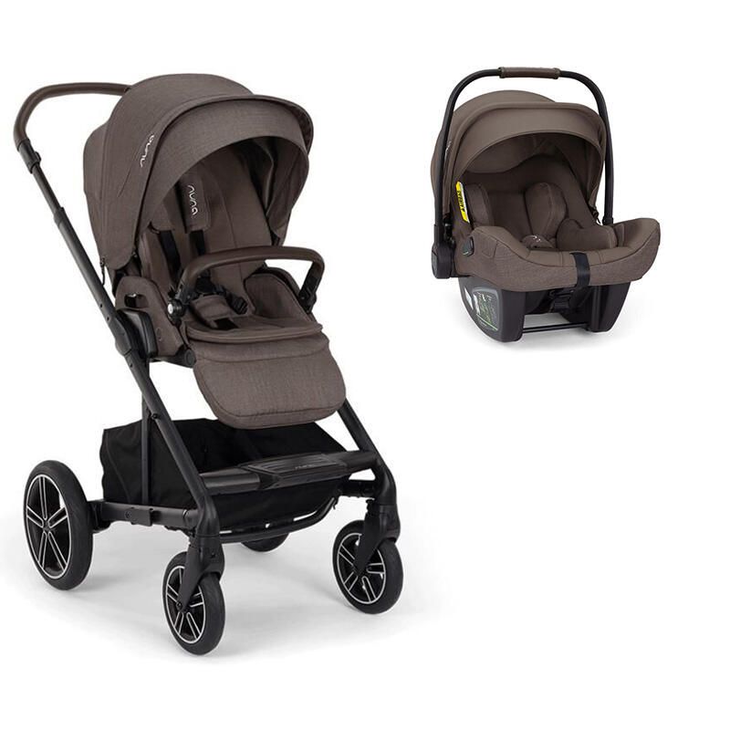 Poussette Duo Mixx Next + Siège auto Pipa Next Chestnut - nuna