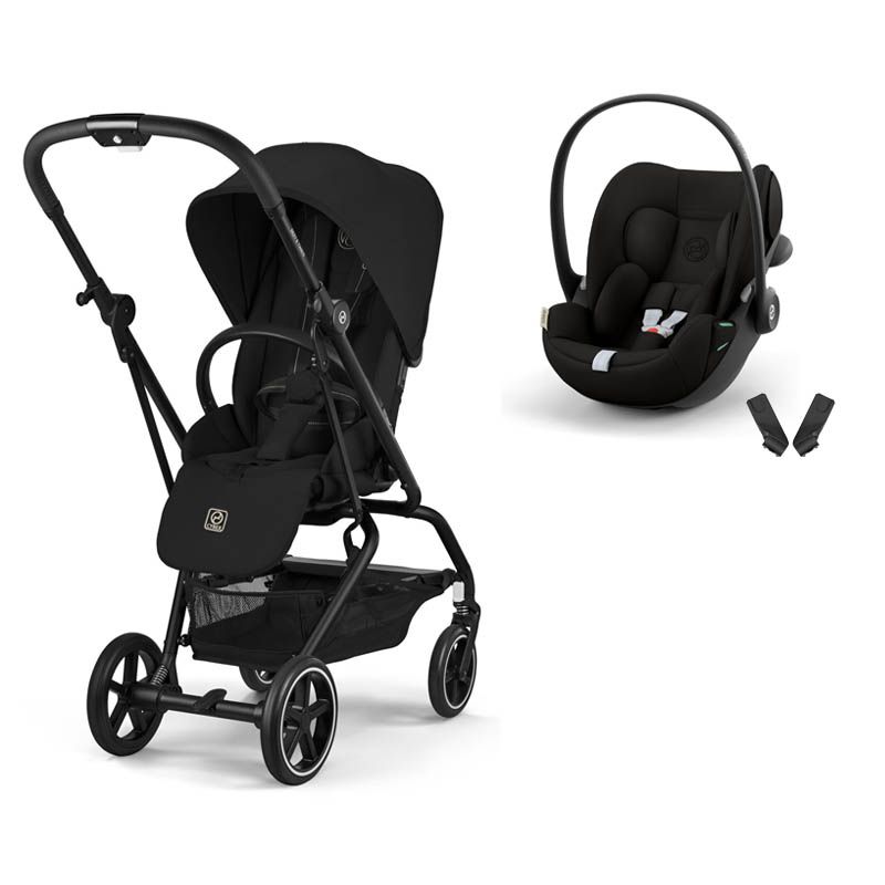 Poussette Duo Eezy S Twist 2 + Cloud G3 Magic Black - cybex