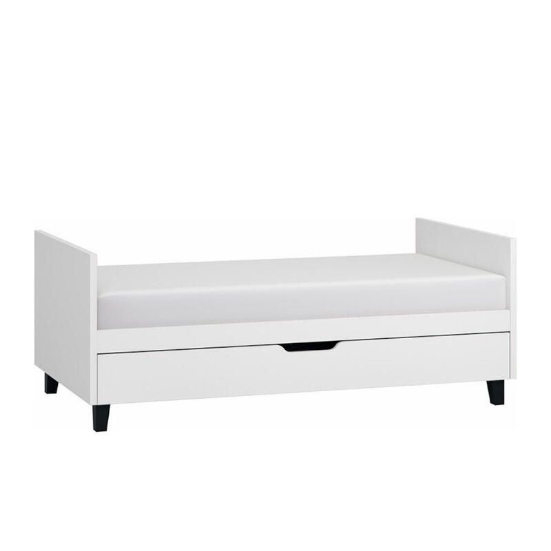 Lit bébé évolutif 70x140cm Simple Blanc - vox