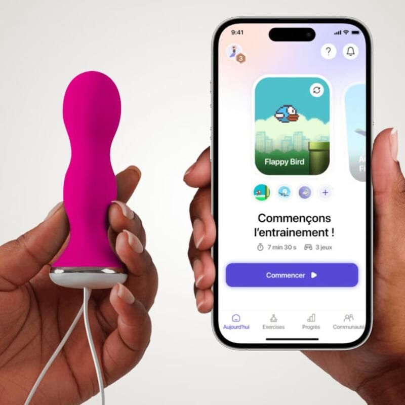 Sonde périnéale connectée Perifit Care Rose - perifit