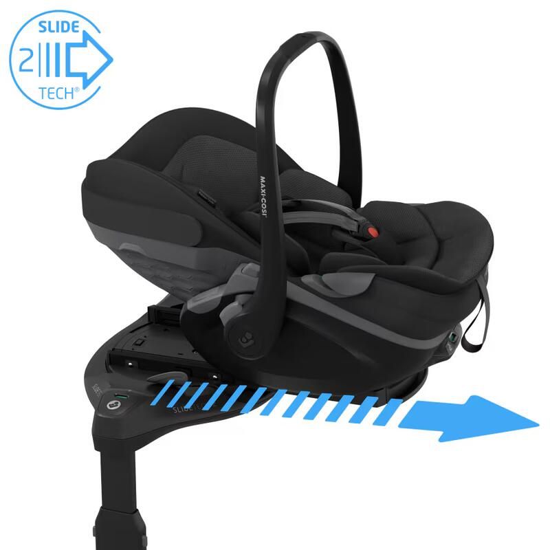 Siège auto 40-87cm Pebble Slide Pro Onyx Black - maxi cosi