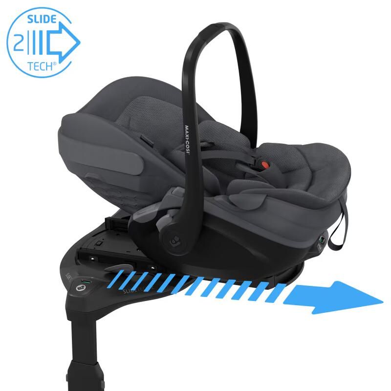 Siège auto 40-87cm Pebble Slide Pro Moon Graphite - maxi cosi