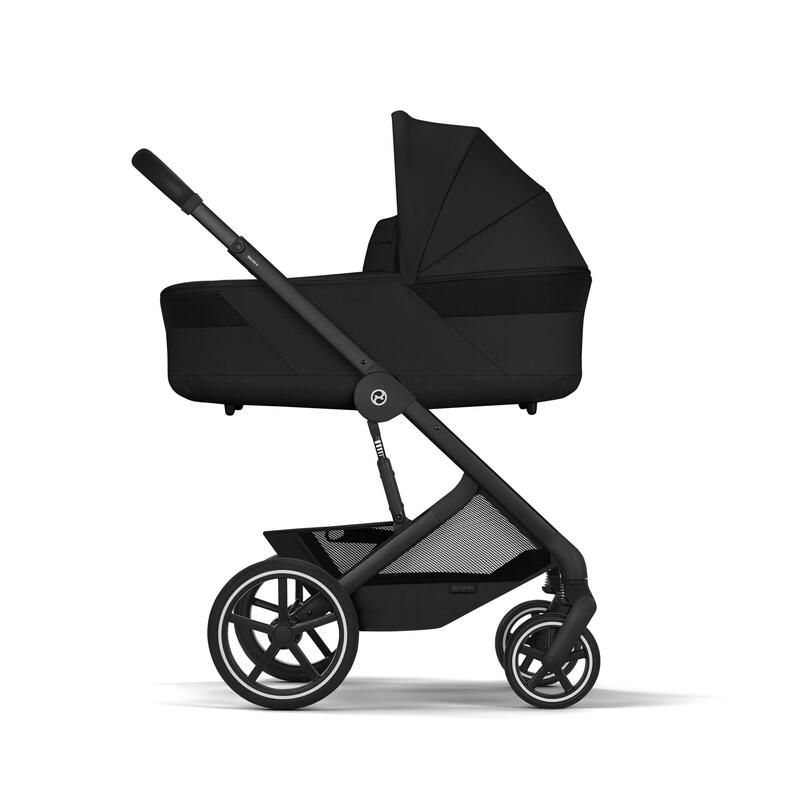 Poussette Duo Balios S Lux 4 + Nacelle Cot S Lux 4 Moon Black - cybex