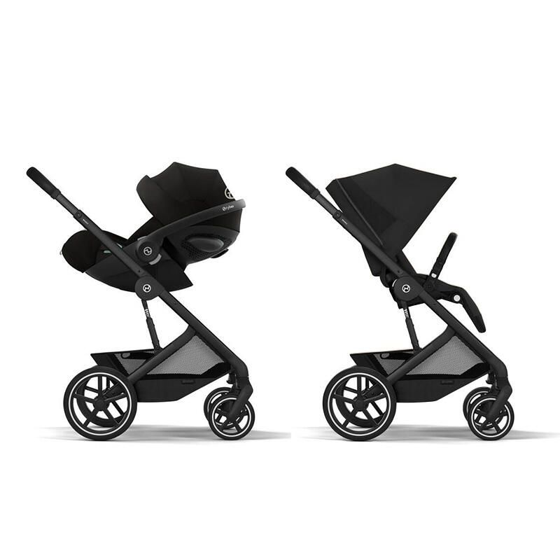 Poussette Duo Balios S Lux 4 + Siège auto Cloud G3 Comfort Moon Black - cybex