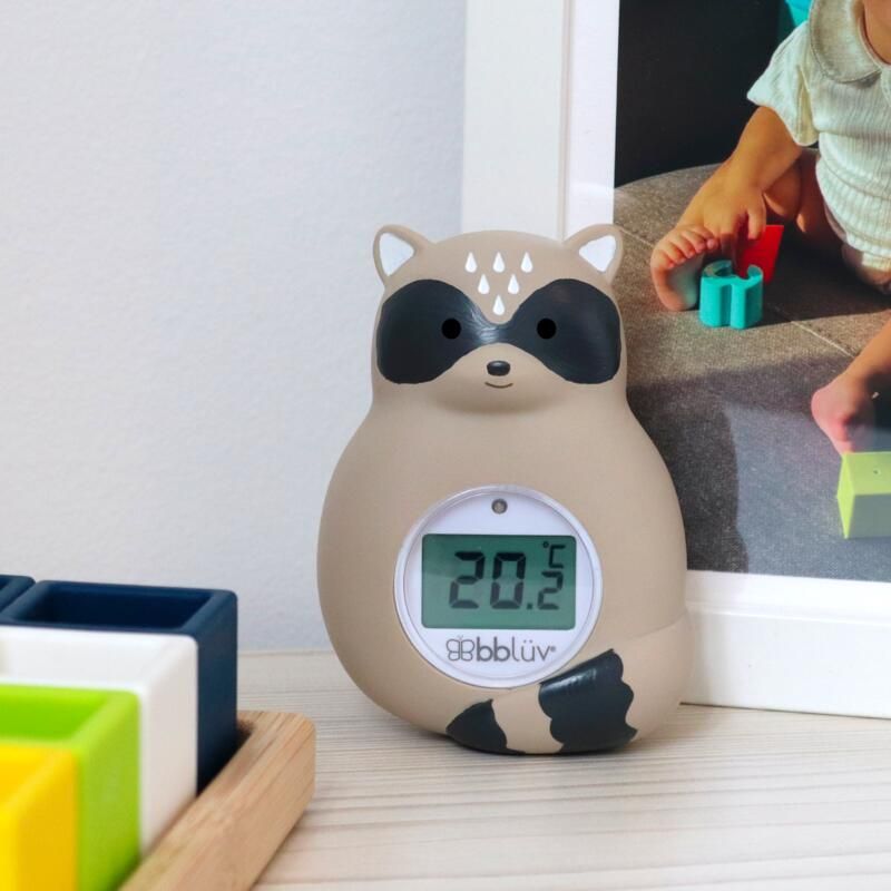 Raku - Bath Thermometer C/ F Grey - bblÜv
