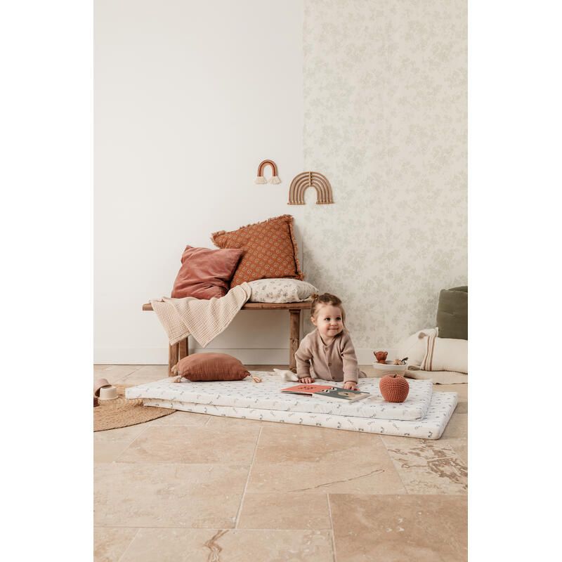 Matelas De Voyage Roule 60x120cm Lapins - candide