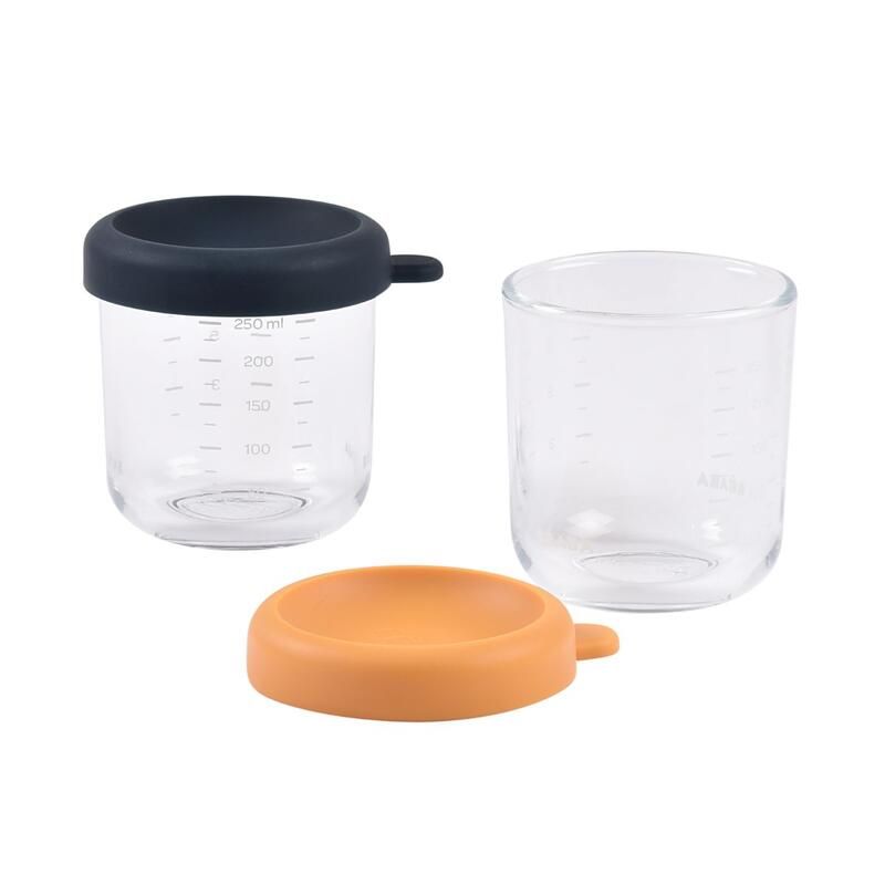 Portions Verre X2 250ml Night Blue Honey - beaba