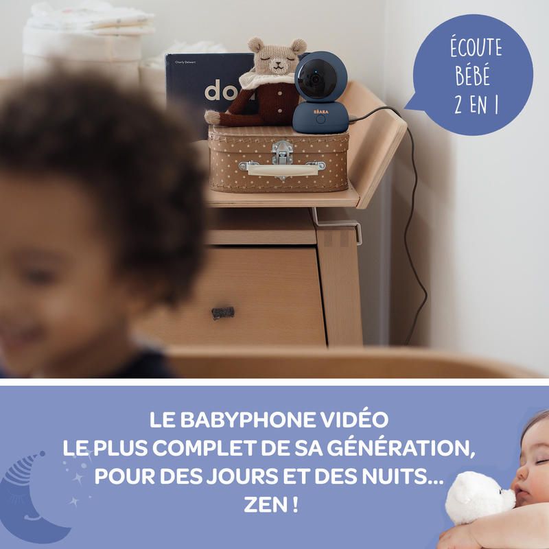 Ecoute Bebe Video Zen Premium Night Blue - beaba