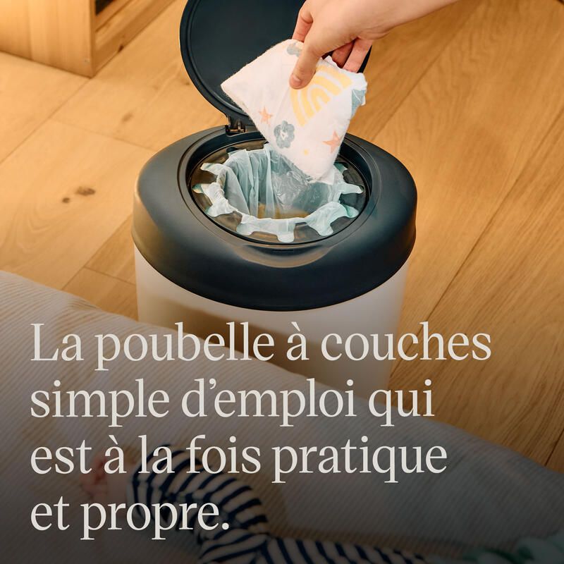Starter Pack Simplee Poubelle Gris + 6 Recharges Tommee Tippee - tommeetippee