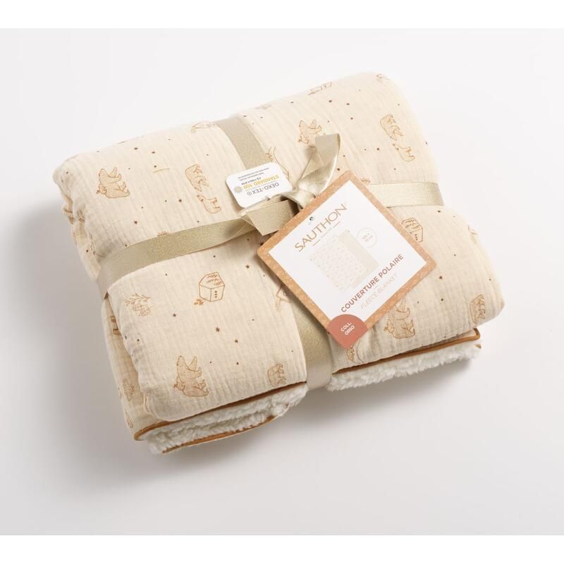 Couverture Polaire Orsino 75x100m - sauthon baby deco
