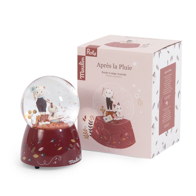Boule A Neige Musicale Apres La Pluie Rouge Moulin Roty Aprs La Pluie - moulin roty