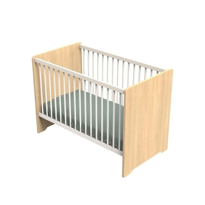 Chambre Duo Vanille Lit bébé 60x120cm + Commode - sauthon
