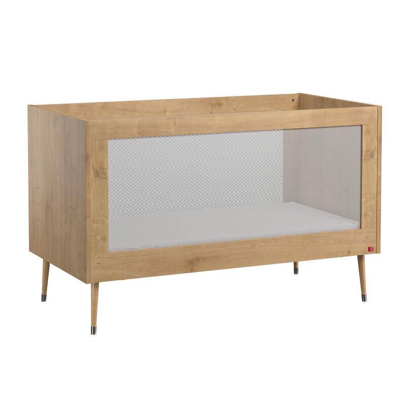 Chambre Trio Bosque Chêne Lit bébé 60x120cm + Commode + Armoire - vox
