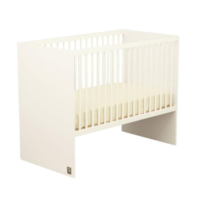 Chambre Trio Paloma Blanc Lit bébé 60x120cm + Commode + Armoire - sauthon