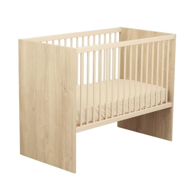 Chambre Duo Paloma Bois Lit bébé 60x120cm + Commode - sauthon