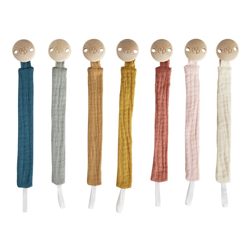Attache-sucette Gaze De Coton Mousse De Lait Bbco Mixmatch - bb&co