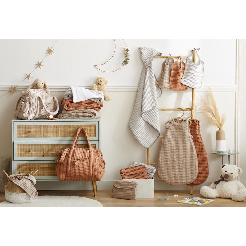 Maxi Couverture Coton Gaufre Nuage - bb&co