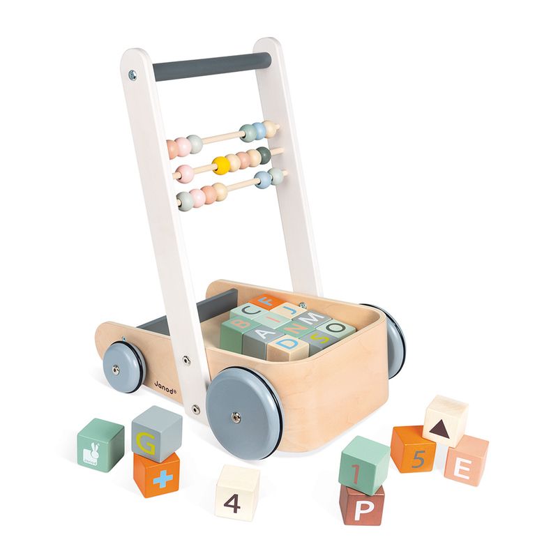 Chariot d'éveil ABC Buggy - Bois - janod