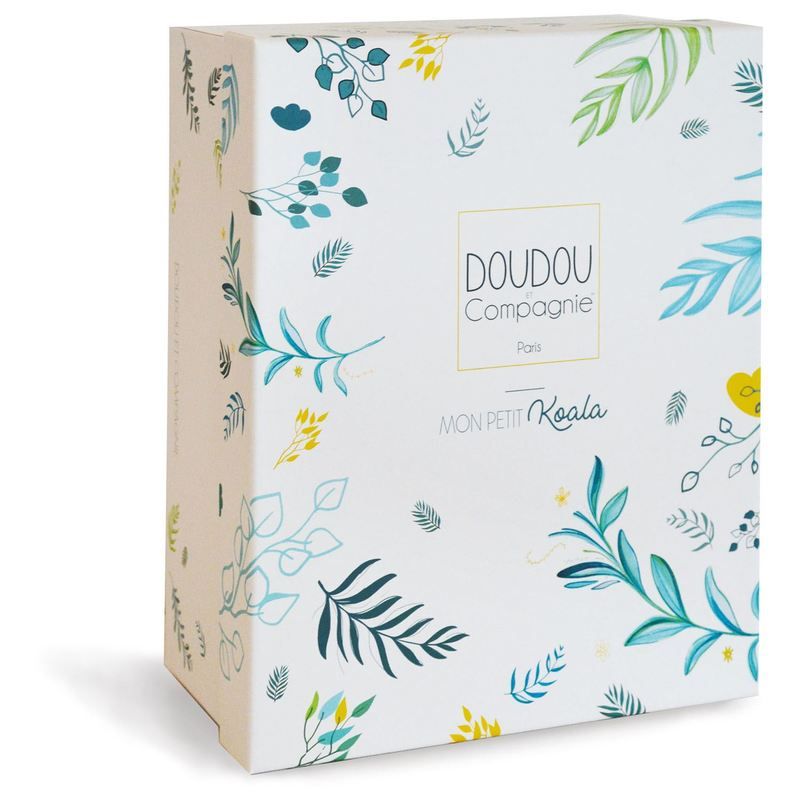 Yoca Le Koala Doudou Doudou Sensoriel 25cm Blanc - doudou et compagnie