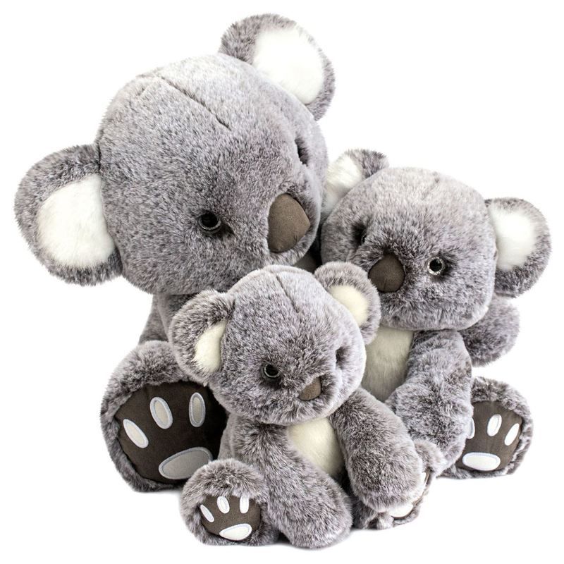 Koala Terre Sauvage 25cm Gris - histoire d'ours