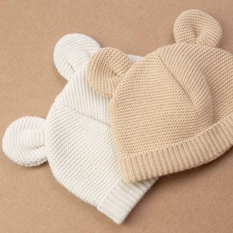 Bonnet Maille 0/1m Sable - trois kilos sept