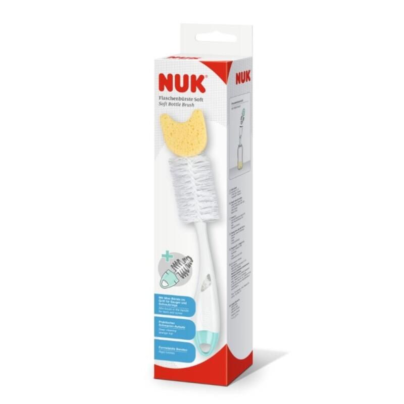Goupillon 2en1 Embout Eponge - nuk