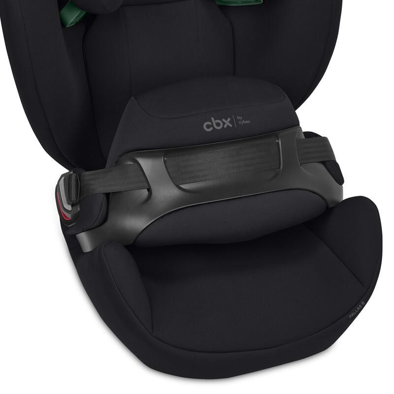 Siege-auto Pallas B I-size Silver Gr 1/2/3 Pure Black - cybex