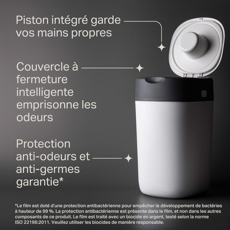 Starter Pack Twist Click Blanc Poubelle + 12 Recharges Tommee Tippee - tommeetippee