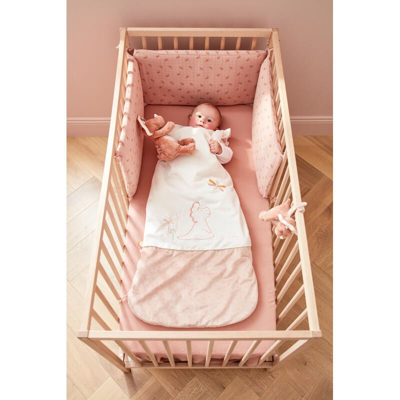 Pop Gigoteuse 100cm Veloudoux Pop Noukies Rose - noukie 's