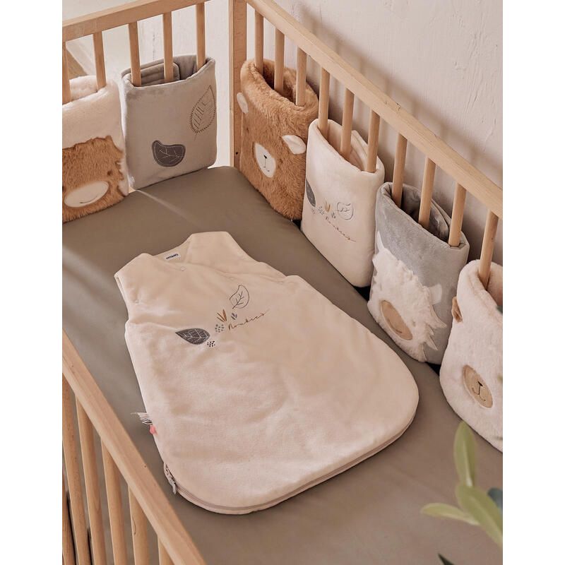 Gigoteuse Bag Veloudoux Fluffy, Orso Lily 50cm - noukie 's