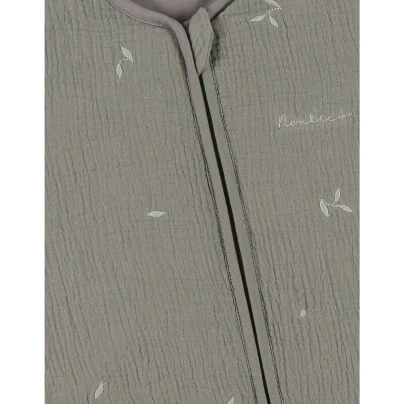 Gigoteuse Manches Amovibles, Gaze De Coton Bio Brodee Fluffy, Orso Lily 100cm - noukie 's