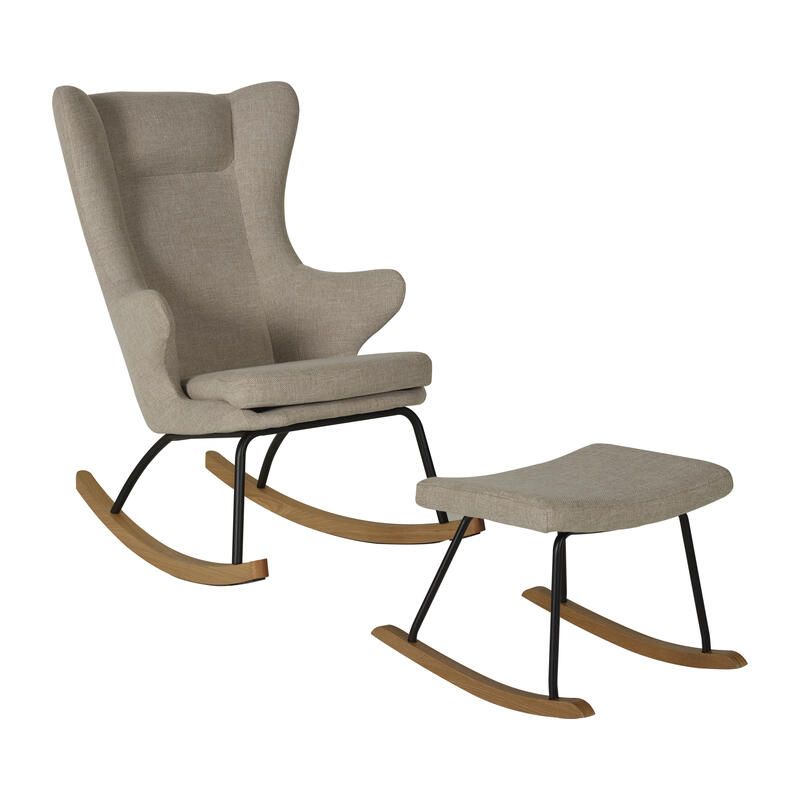 Fauteuil Rocking Adult Chair De Luxe Argile - quax