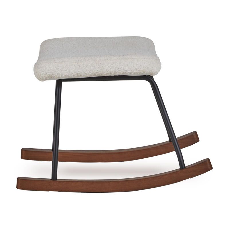 Repose Pied Hocker Rocker de Luxe Crème - quax