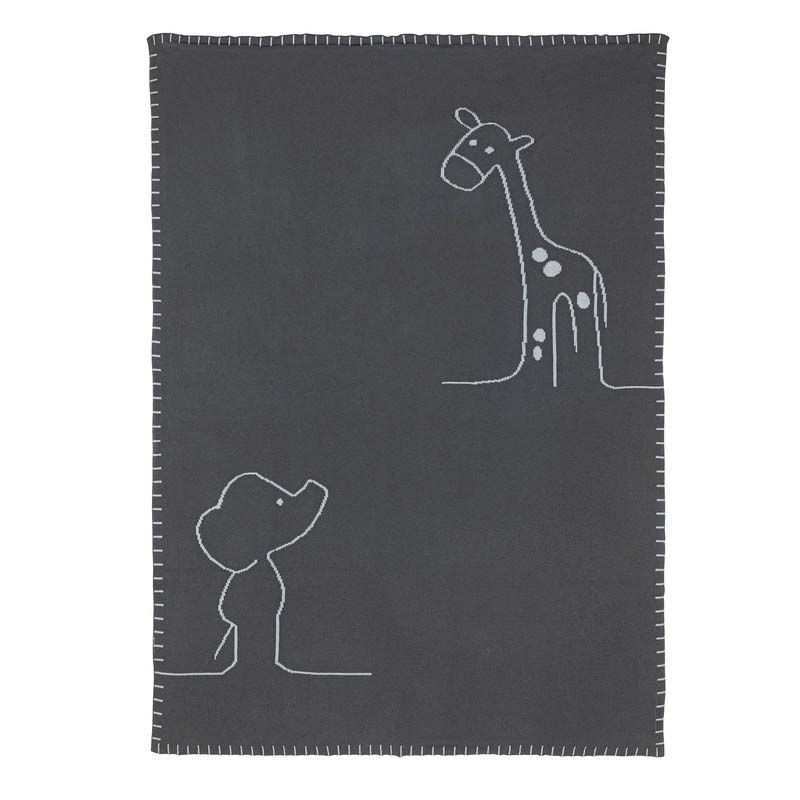 Couverture Tricot Luna Axel 75x100cm - nattou