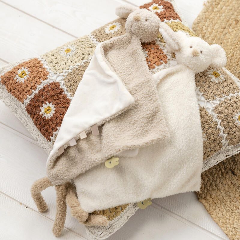 Maxi Doudou Souris Teddy Bouclette - nattou