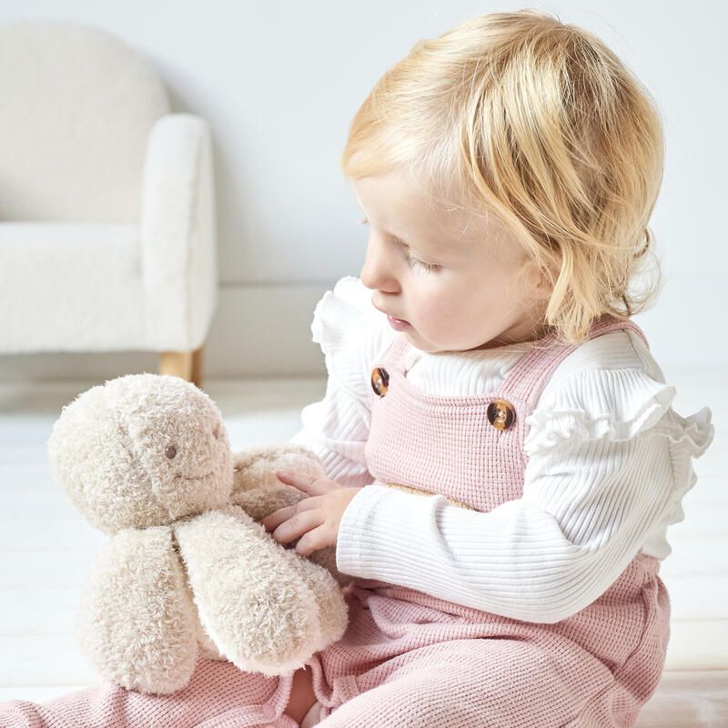 Pieuvre Dactivite Teddy Bouclette 28cm Ecru - nattou