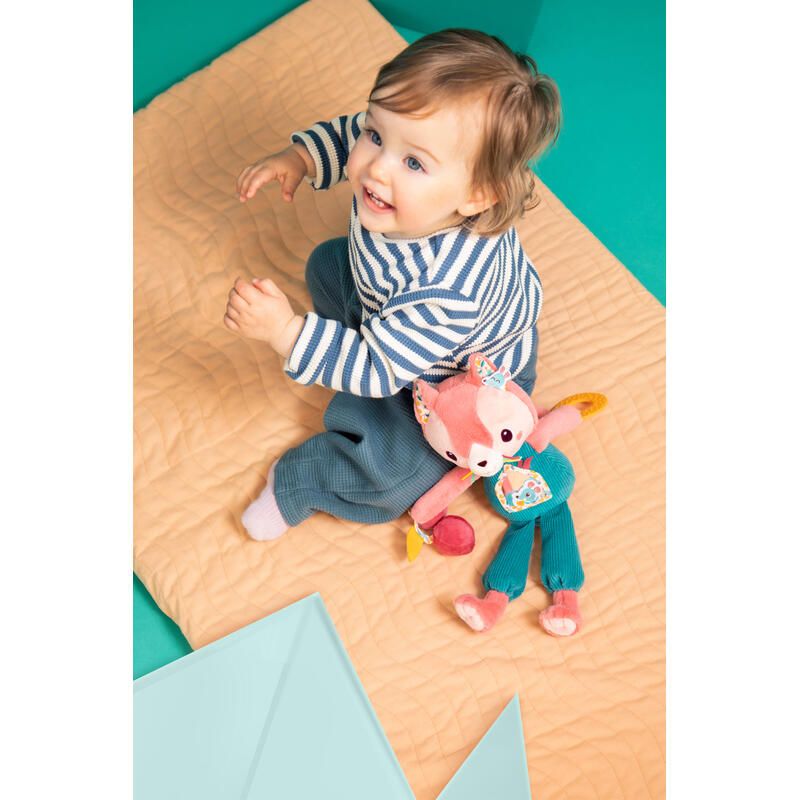 Chat Multi-activites Jeanne 09m Rose Bleu Jaune - lilliputiens