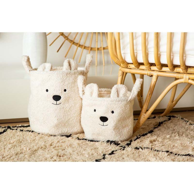 Panier De Rangement Ecru - childhome