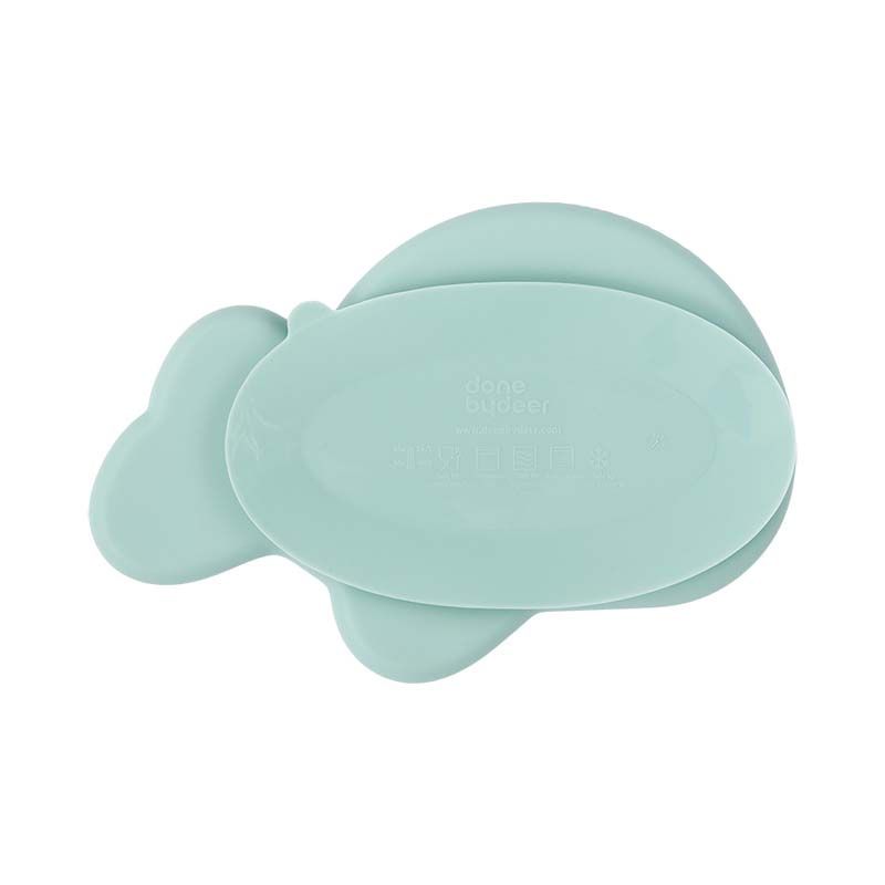 Assiette Antiderapante Wally Bleu - done by deer
