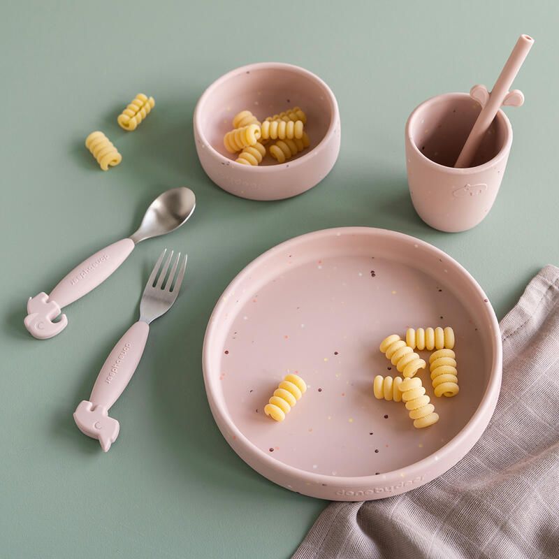 Coffret Repas Silicone Rose - done by deer