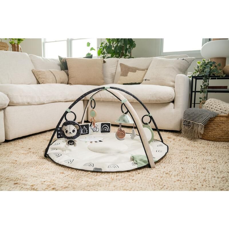 Tapis D Eveil Classic Gymini Black And White - tiny love