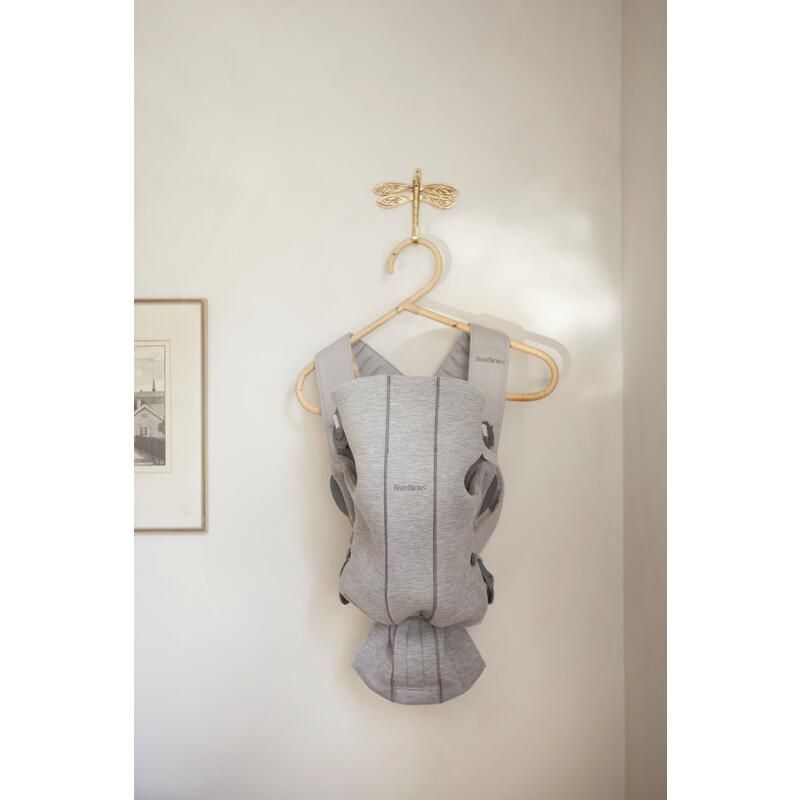 Porte-bebe Mini Jersey Gris Clair - babybjÖrn